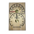 Thermomètre/Hygromètre Pour Sauna En Bois 