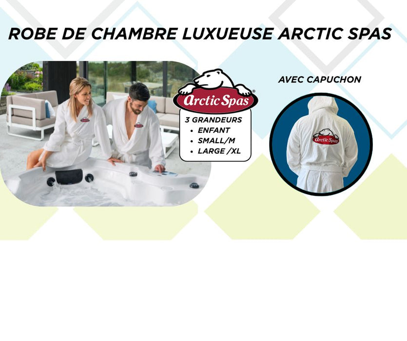 Robe de chambre Arctic Spa Blanche Enfant ou Adulte