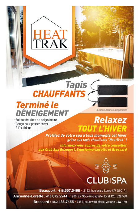 Rallonge de câble étanche pour tapis chauffant extérieur (25 pieds)